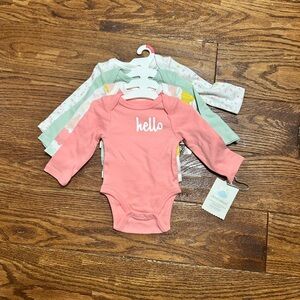 Cloud Island Pink Bodysuit One Piece